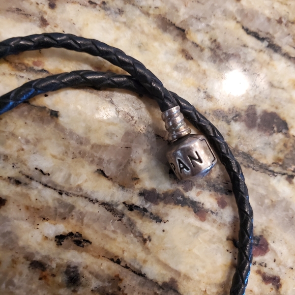 Pandora choker Necklace 14" with 5 Charms - Picture 6 of 6